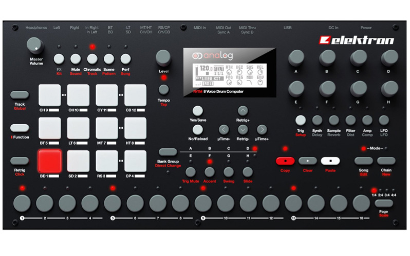 Elektron Analog Rytm - Drum machine - Variation 1