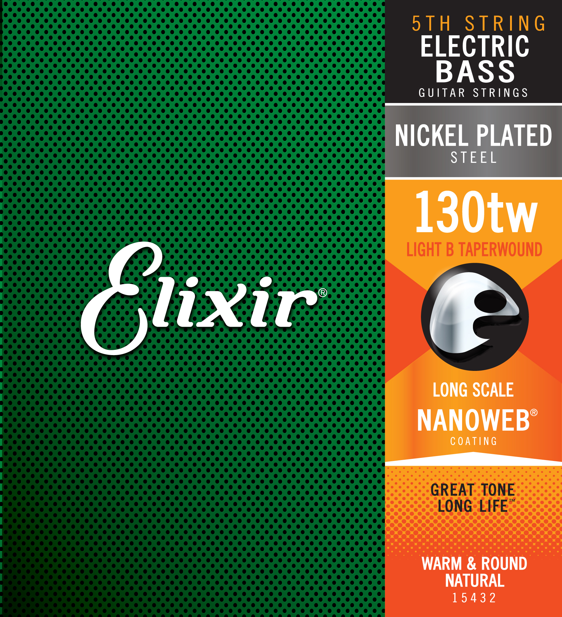Elixir Corde Au DÉtail Bass (x1) 15432 Nanoweb Nickel Plated 130tw - Electric bass strings - Main picture