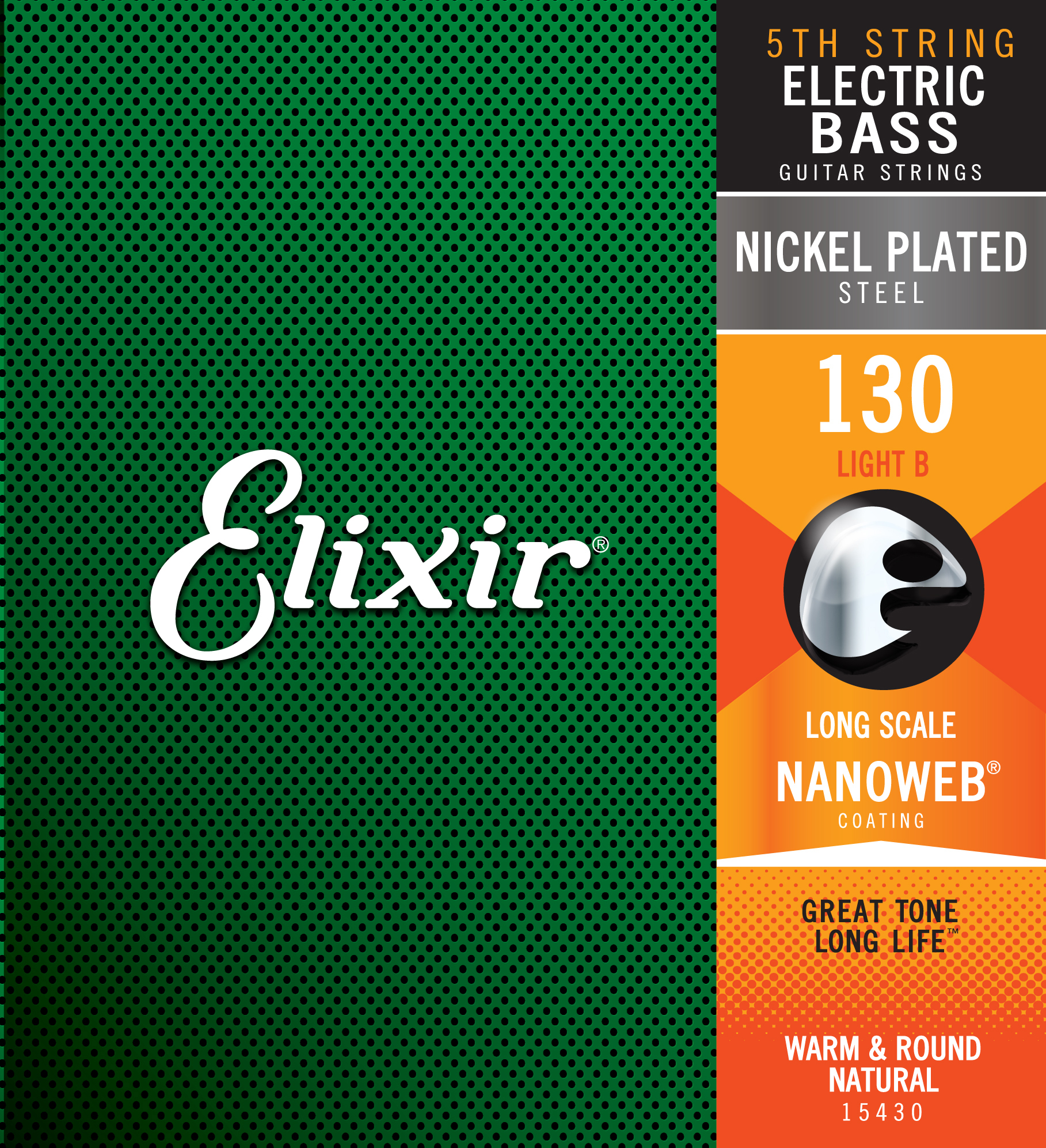 Elixir Corde Au DÉtail Bass (x1) Nickel Plated Steel Light 130 - Electric bass strings - Main picture