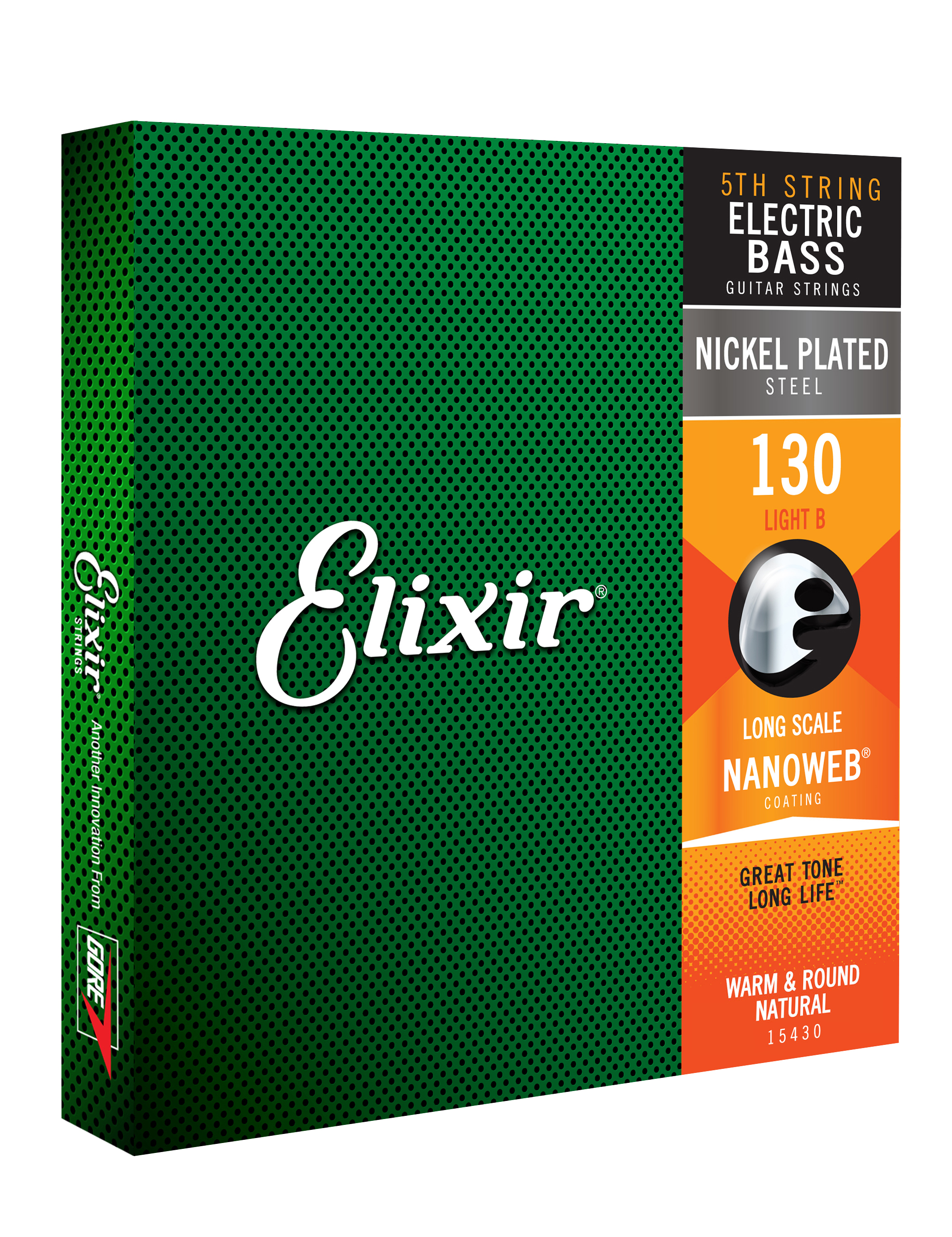 Elixir Corde Au DÉtail Bass (x1) Nickel Plated Steel Light 130 - Electric bass strings - Variation 1