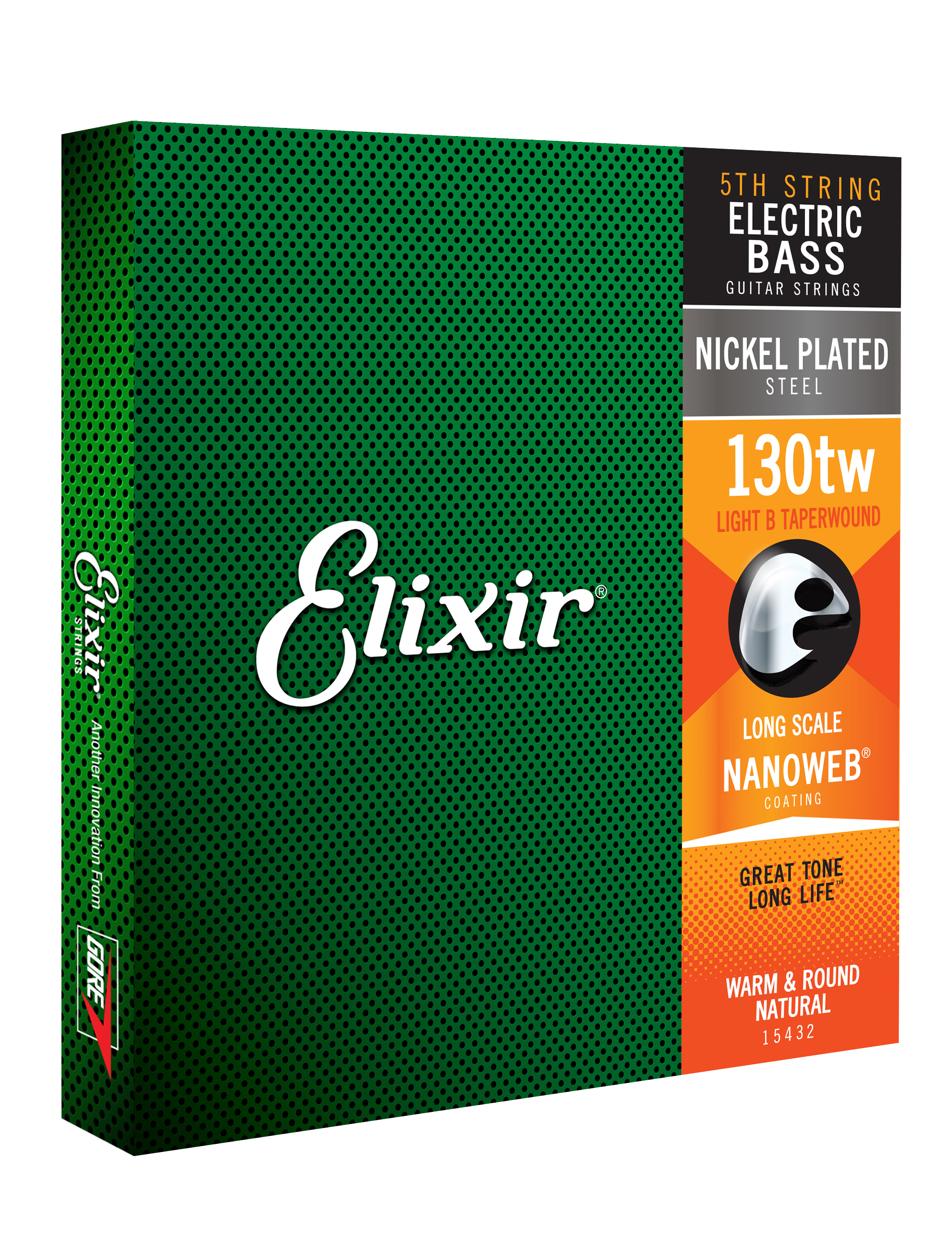 Elixir Corde Au DÉtail Bass (x1) 15432 Nanoweb Nickel Plated 130tw - Electric bass strings - Variation 1