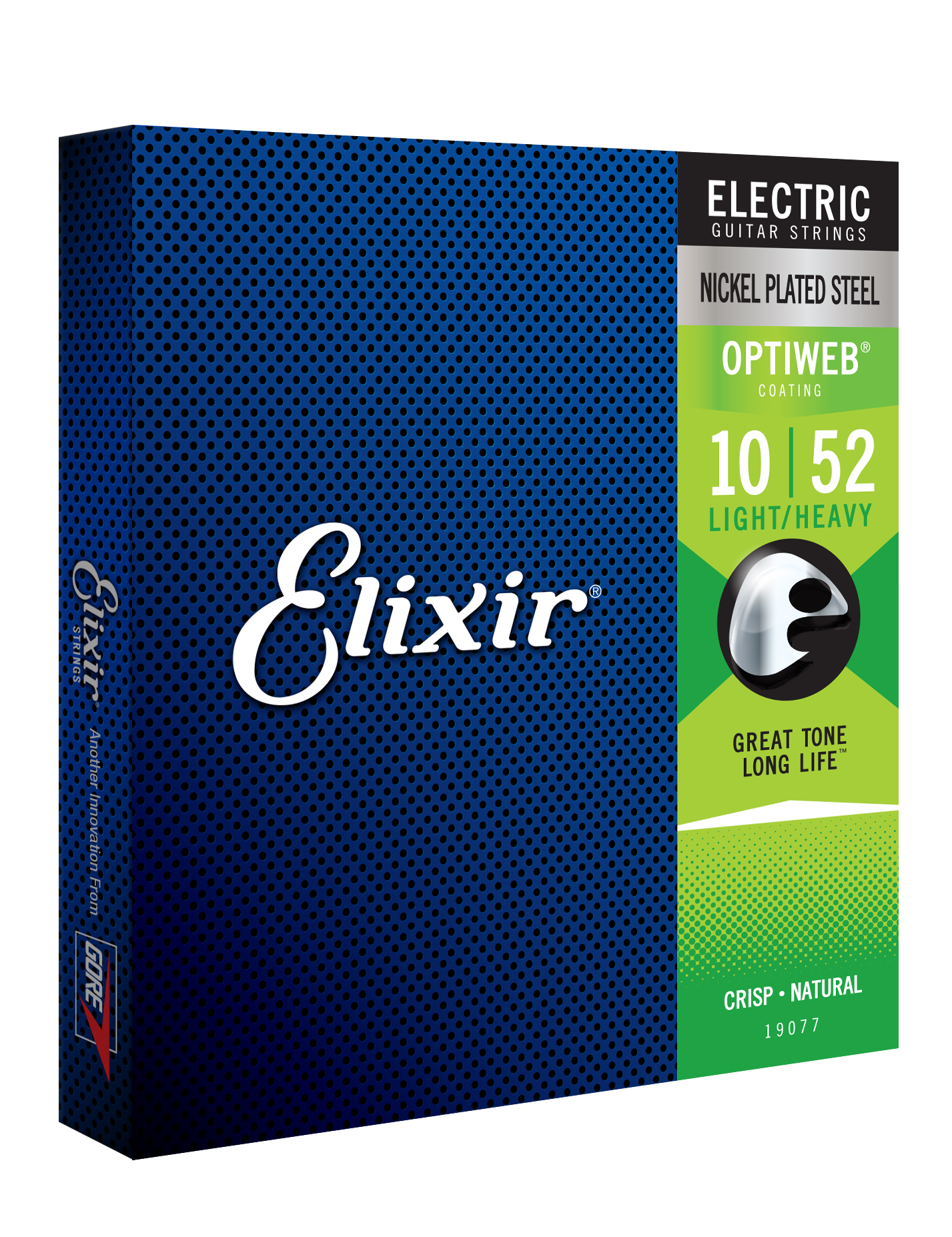 Elixir 19077 Optiweb Nps Round Wound Electric Guitar 6c 10-52 - Electric guitar strings - Variation 1