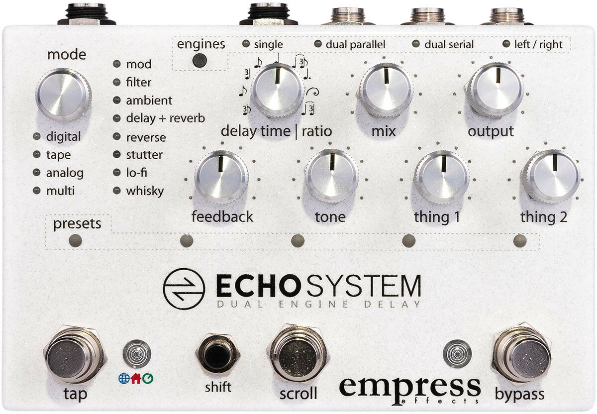 Empress Echosystem Dual Engine Delay - Reverb, delay & echo effect pedal - Main picture