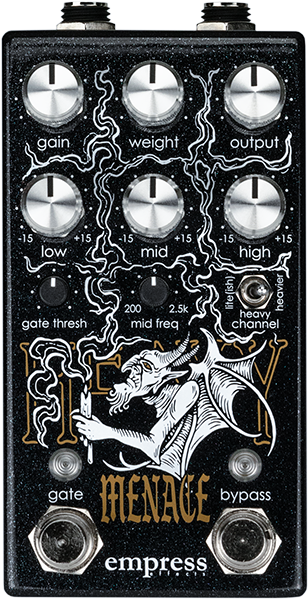 Empress Heavy Menace - Overdrive, distortion & fuzz effect pedal - Main picture