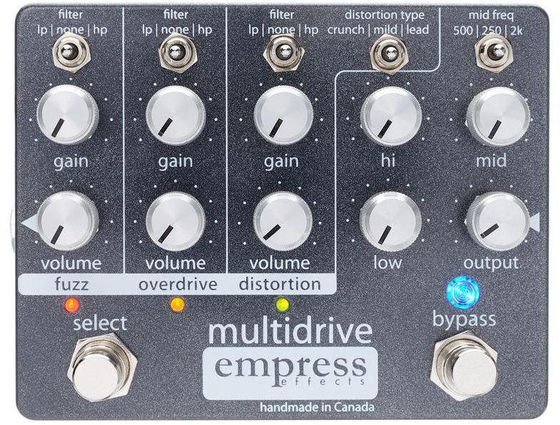 Overdrive, distortion & fuzz effect pedal Empress Multidrive