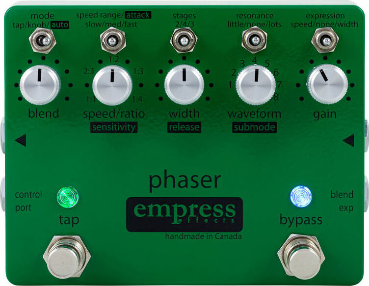 Empress Empress Phaser - Modulation, chorus, flanger, phaser & tremolo effect pedal - Main picture