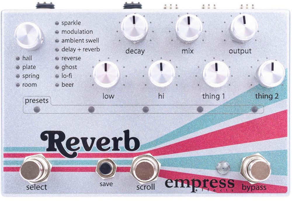 Reverb, delay & echo effect pedal Empress Reverb
