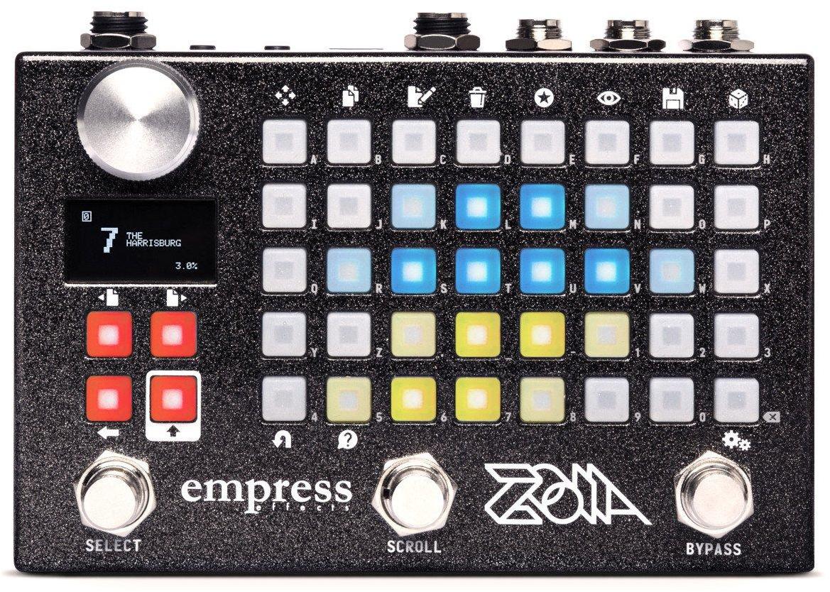 Modulation, chorus, flanger, phaser & tremolo effect pedal Empress Zoia