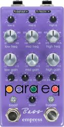 Eq & enhancer effect pedal for bass Empress Bass Para EQ