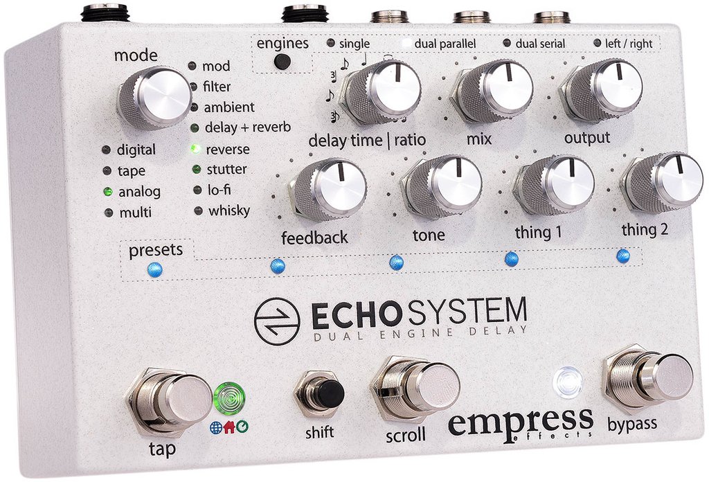 Empress Echosystem Dual Engine Delay - Reverb, delay & echo effect pedal - Variation 1