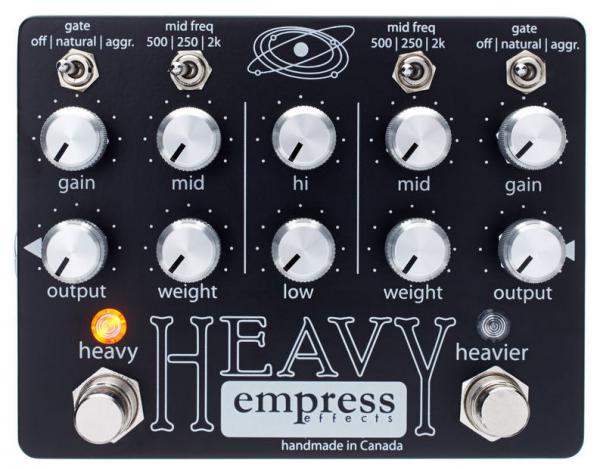 Overdrive, distortion & fuzz effect pedal Empress HEAVY