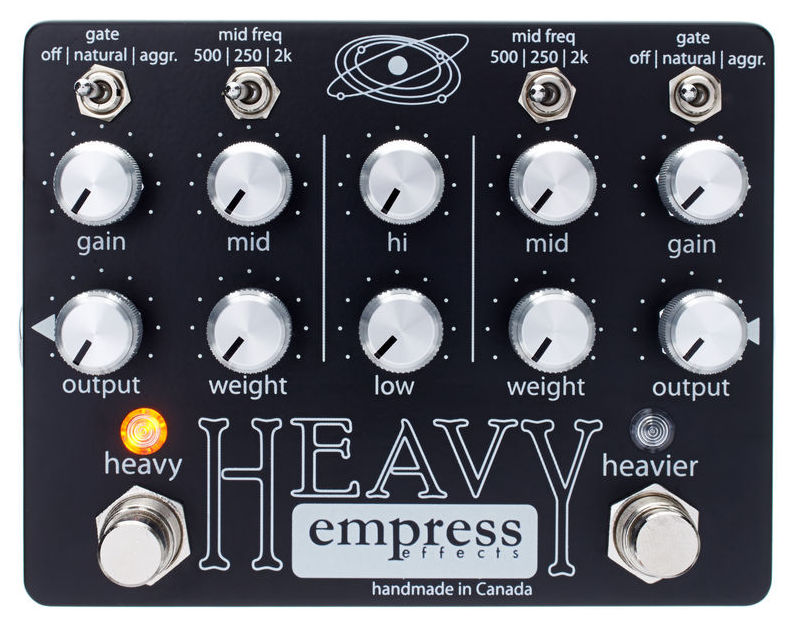 Empress HEAVY Overdrive, distortion & fuzz effect pedal
