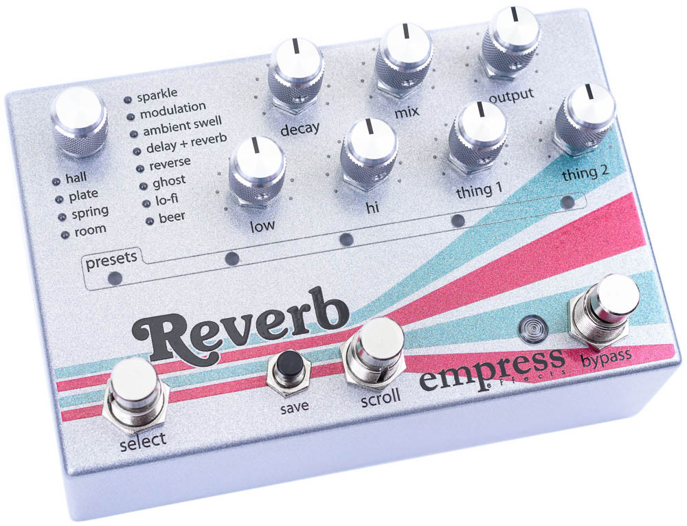 Empress Reverb - Reverb, delay & echo effect pedal - Variation 1