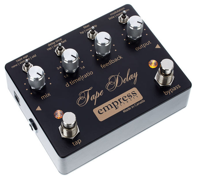 Empress Tape Delay Reverb, delay & echo effect pedal
