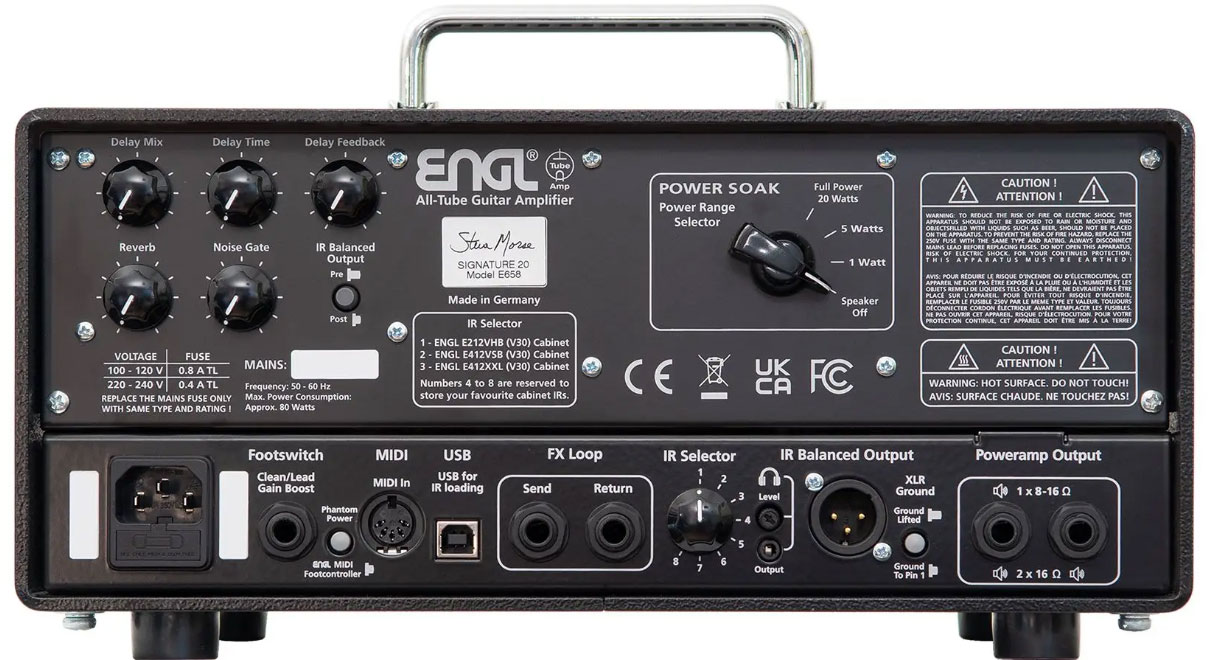Engl Steve Morse E658 20 Head Signature 20/5/1w El84 - Electric guitar amp head - Variation 1