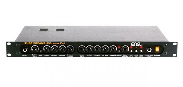 Electric guitar preamp in rack Engl Tube Preamp E530