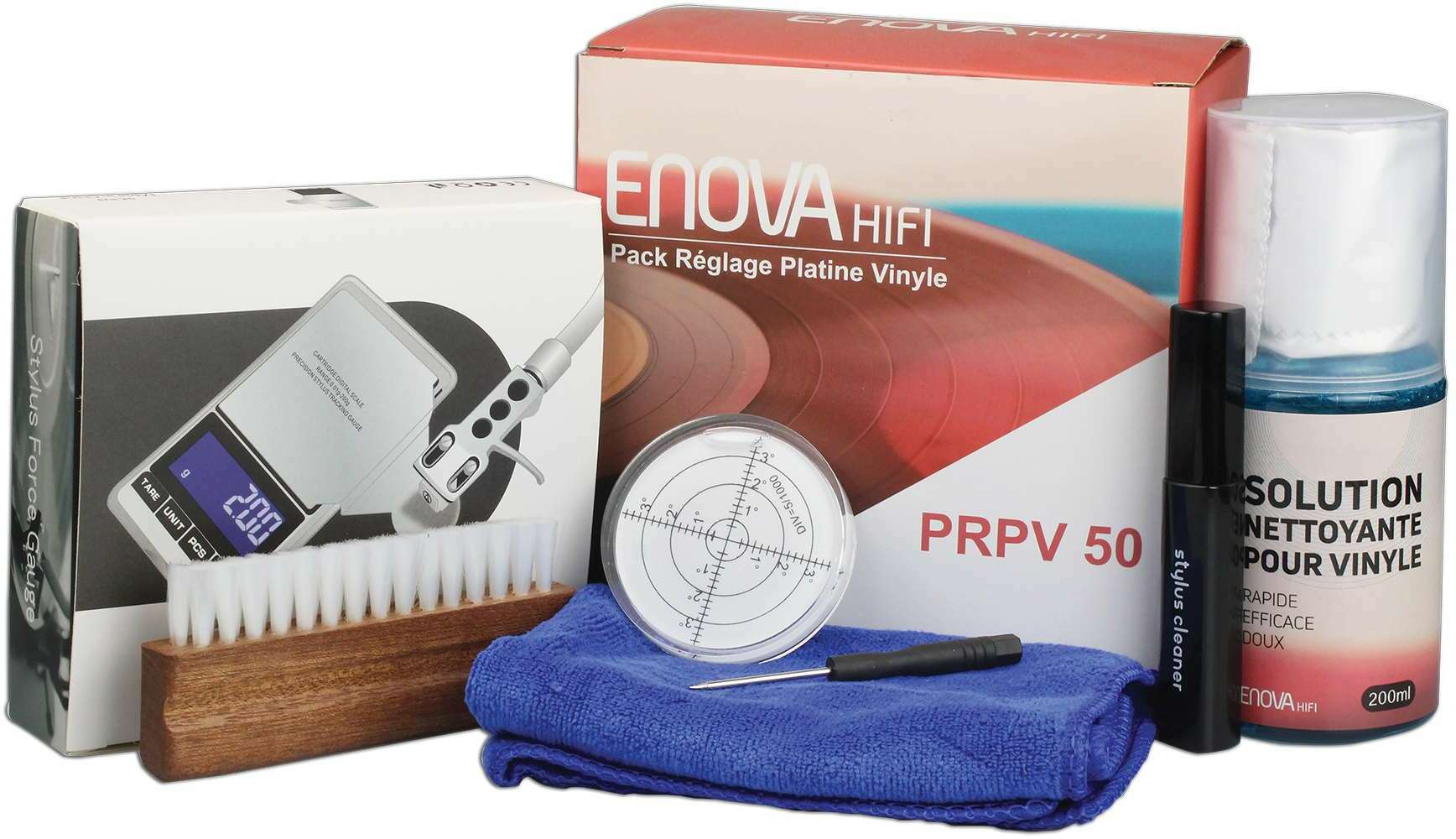 Enova Hifi Pack Reglage Platine Vinyle - Prpv 50 - Cleaning kit - Main picture