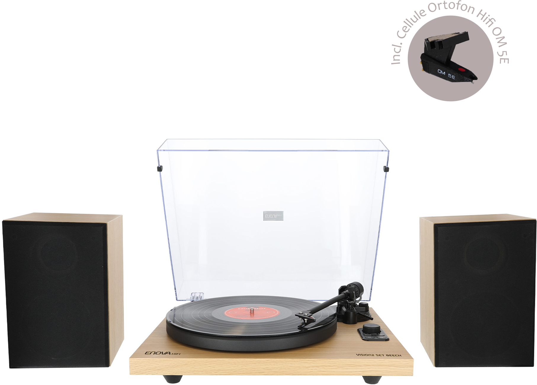 Enova Hifi Vision2 Set Beech - Turntables Hifi - Main picture