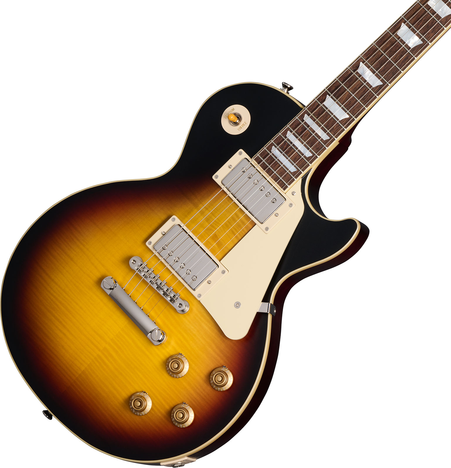Epiphone 1959 Les Paul Standard Inspired By 2h Gibson Ht Lau - Vos Tobacco Burst - Single cut electric guitar - Variation 3