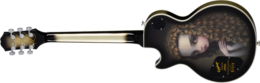 Epiphone Adam Jones Art Les Paul Custom - silverburst mark