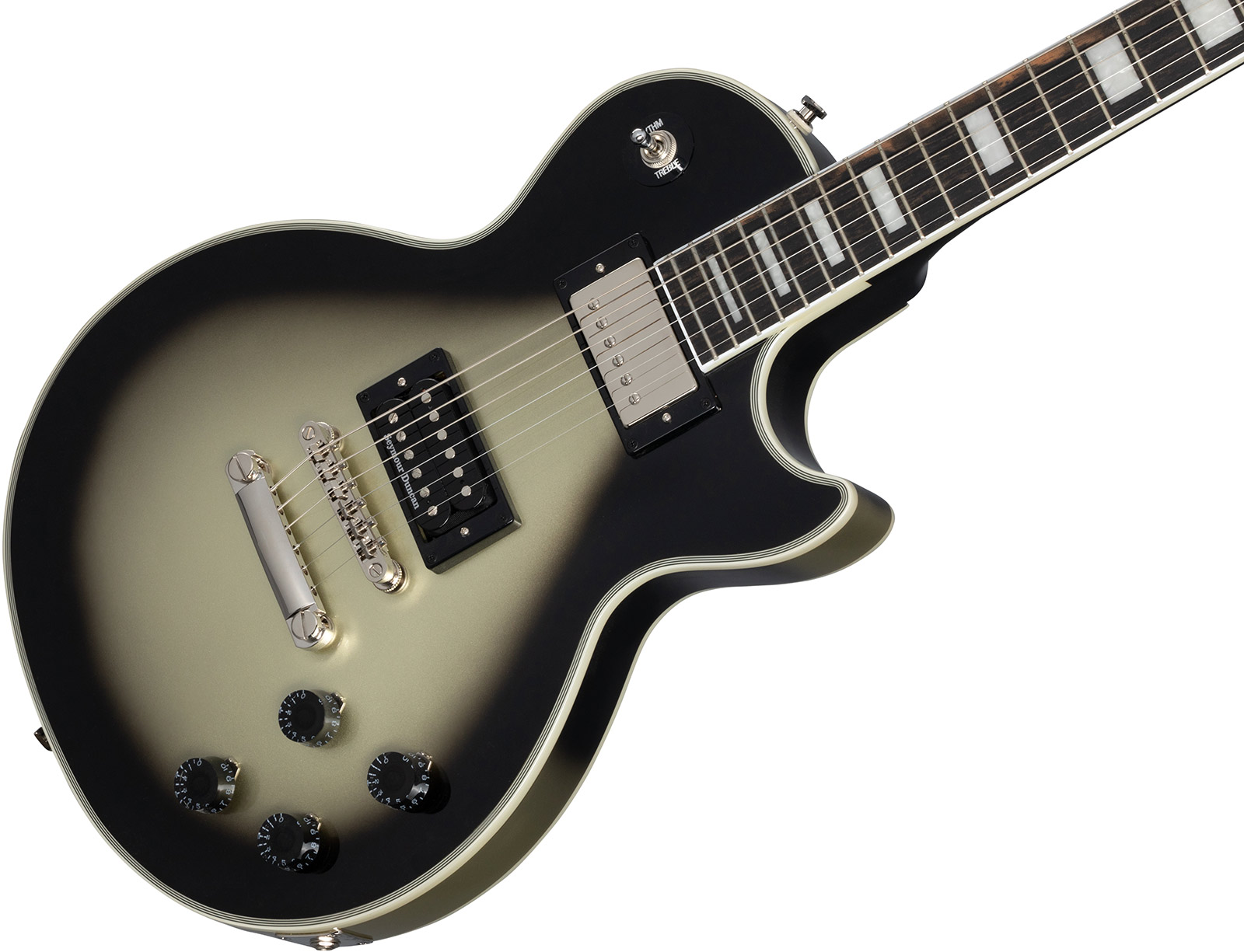 Epiphone Adam Jones Les Paul Custom Ernst Fuch Anti-laokoon 1965 Ltd 2h Ht Eb - Antique Silverburst - Single cut electric guitar - Variation 3