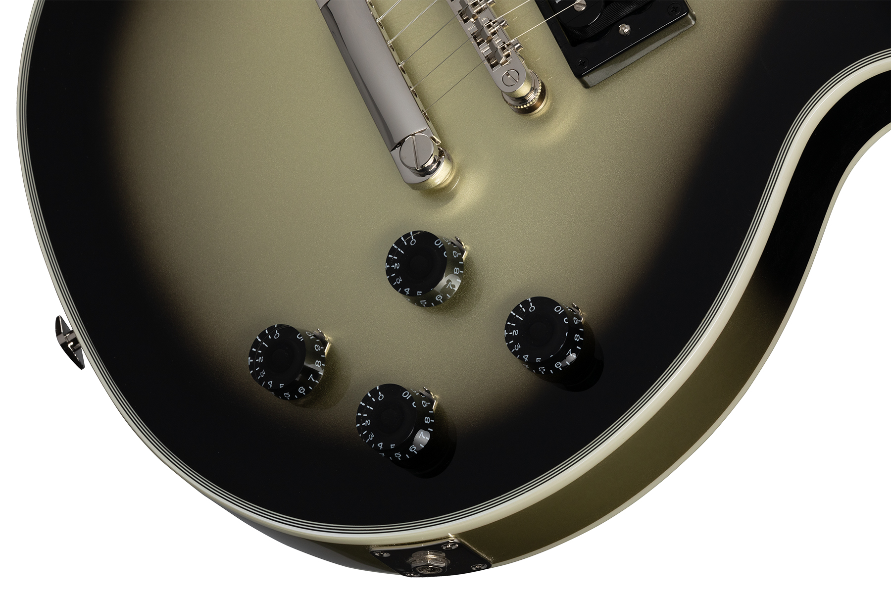 Epiphone Adam Jones Les Paul Custom Frazetta The Berserker Art Ltd 2h Ht Eb - Antique Silverburst - Single cut electric guitar - Variation 4