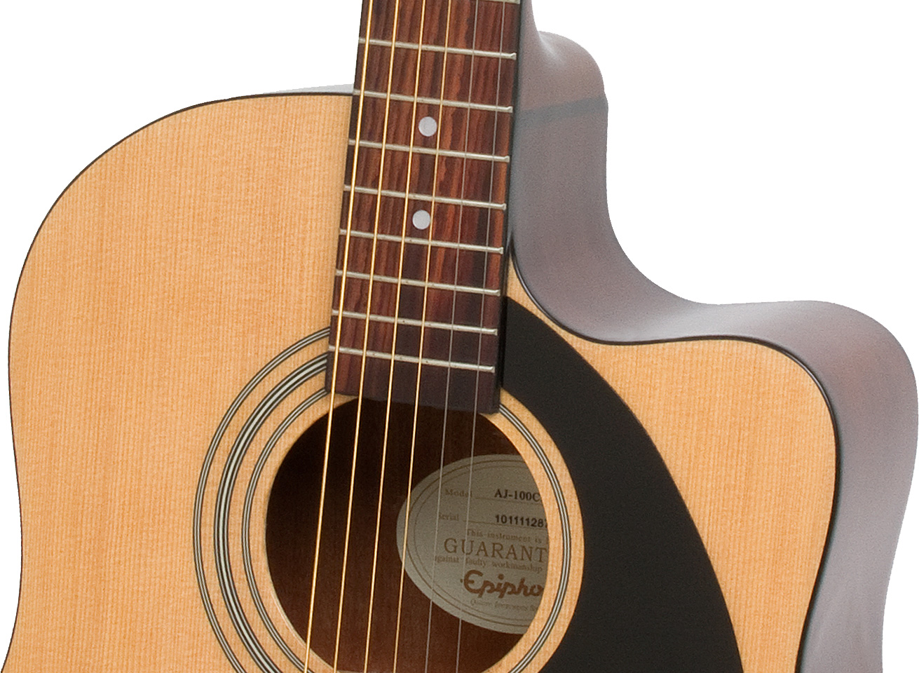 Epiphone J-15 Ec Dreadnought Cw Epicea Acajou Pf - Natural - Electro acoustic guitar - Variation 3