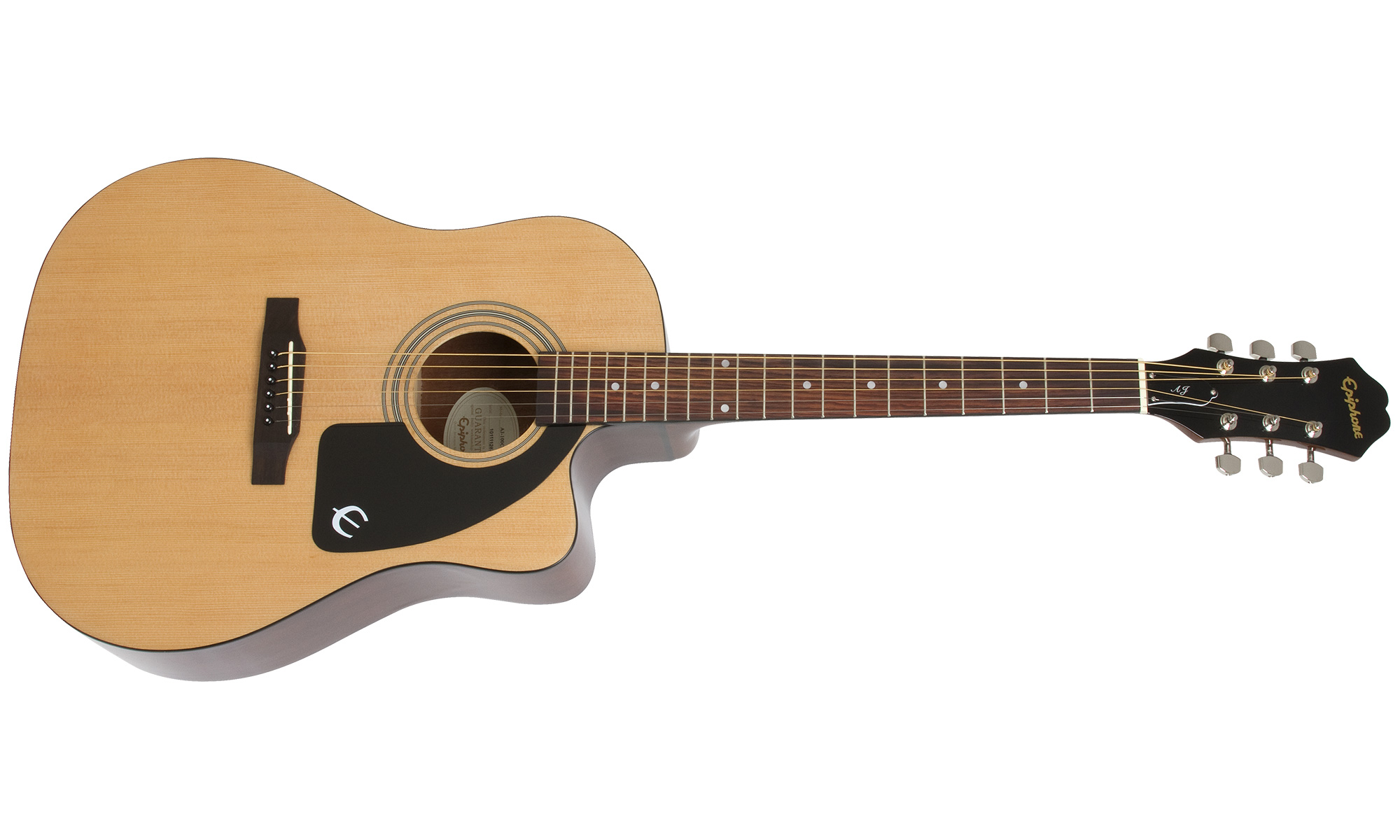 Epiphone J-15 Ec Dreadnought Cw Epicea Acajou Pf - Natural - Electro acoustic guitar - Variation 1