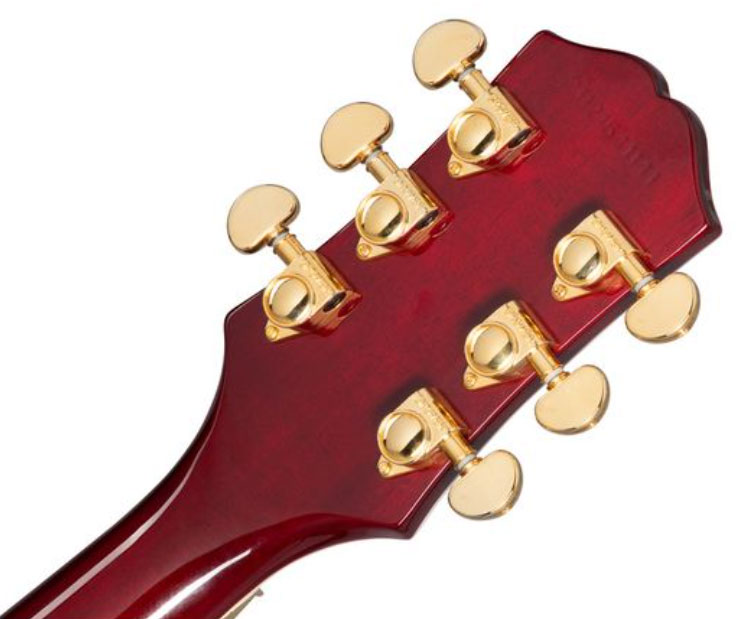 Epiphone Alex Lifeson Les Paul Axcess Custom Signature 2h Fr Eb - Ruby - Single cut electric guitar - Variation 4