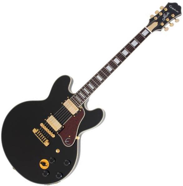 Epiphone B.b. King Lucille Gh - Ebony - Semi-hollow electric guitar - Variation 2