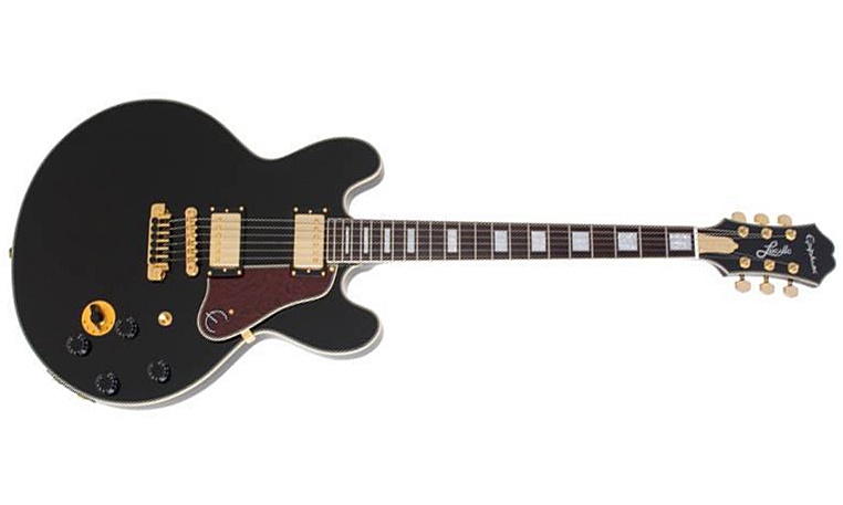 Epiphone B.b. King Lucille Gh - Ebony - Semi-hollow electric guitar - Variation 1