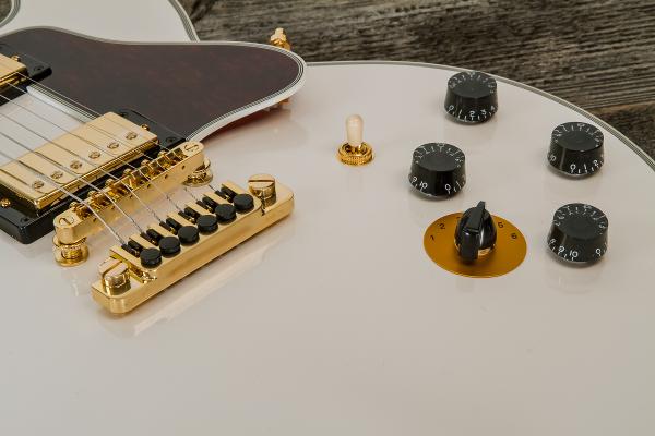 Semi-hollow electric guitar Epiphone B.B. King Lucille - bone white