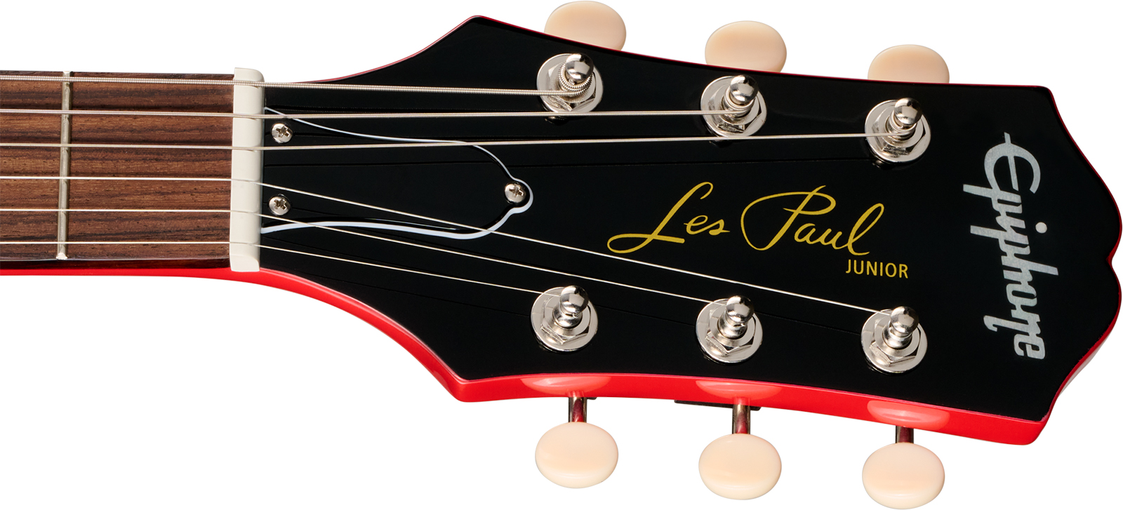 Epiphone Billy Joe Armstrong Les Paul Jr Signature 1s Ht Rw - Radiant Red - Single cut electric guitar - Variation 4