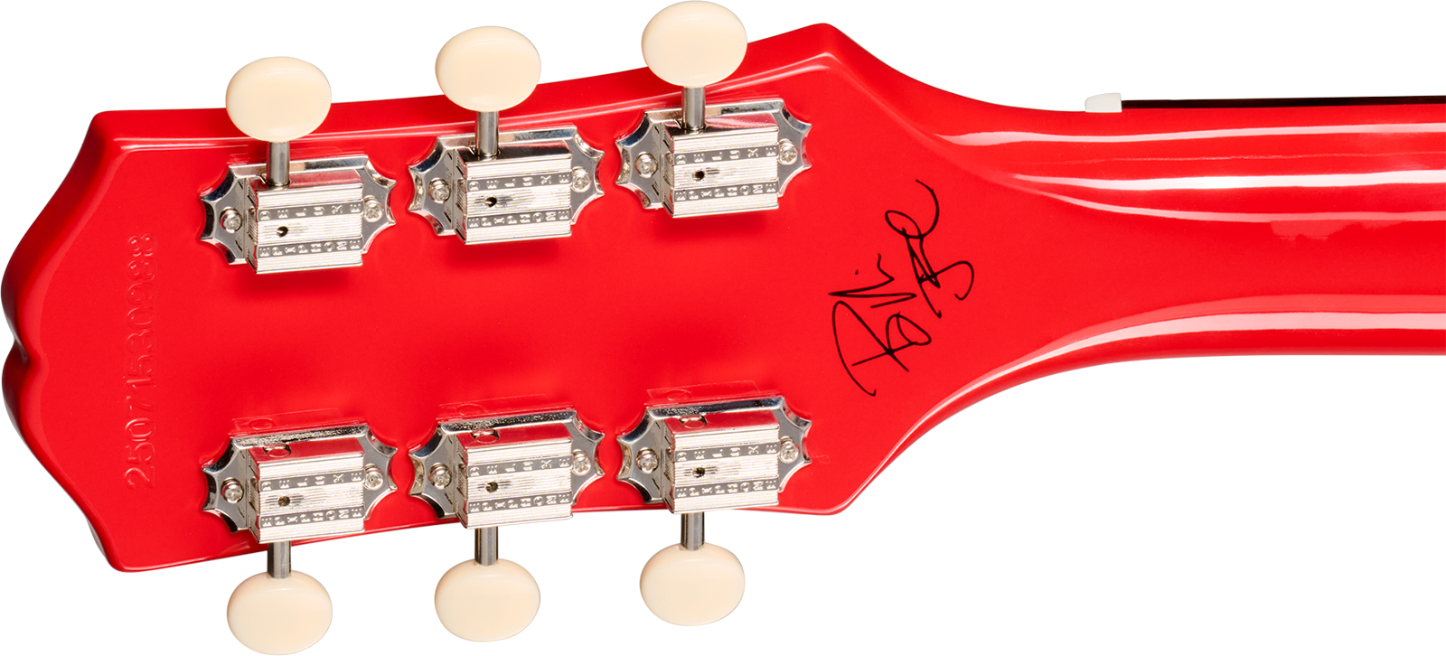 Epiphone Billy Joe Armstrong Les Paul Jr Signature 1s Ht Rw - Radiant Red - Single cut electric guitar - Variation 5