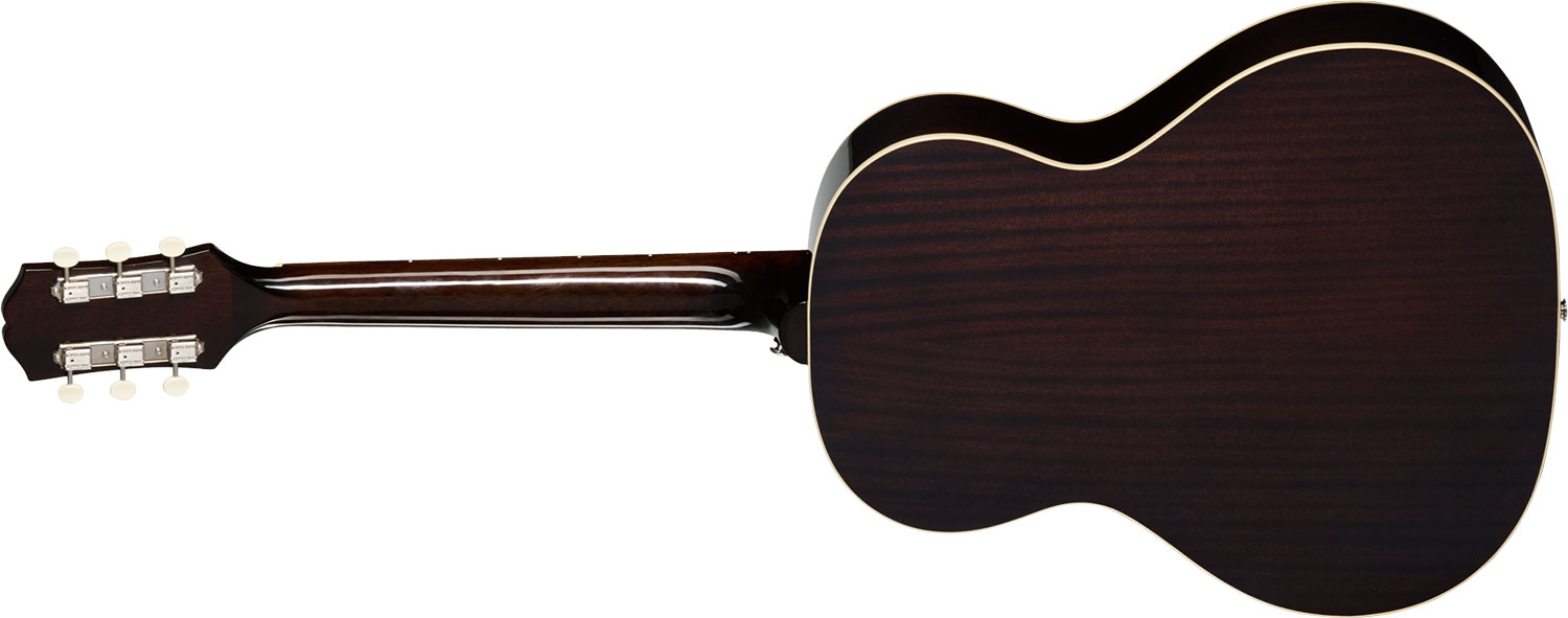 Epiphone Blues King Studio Lh Gaucher Ibg Parlor Epicea Acajou Rw - Dark Burst - Folk guitar - Variation 1