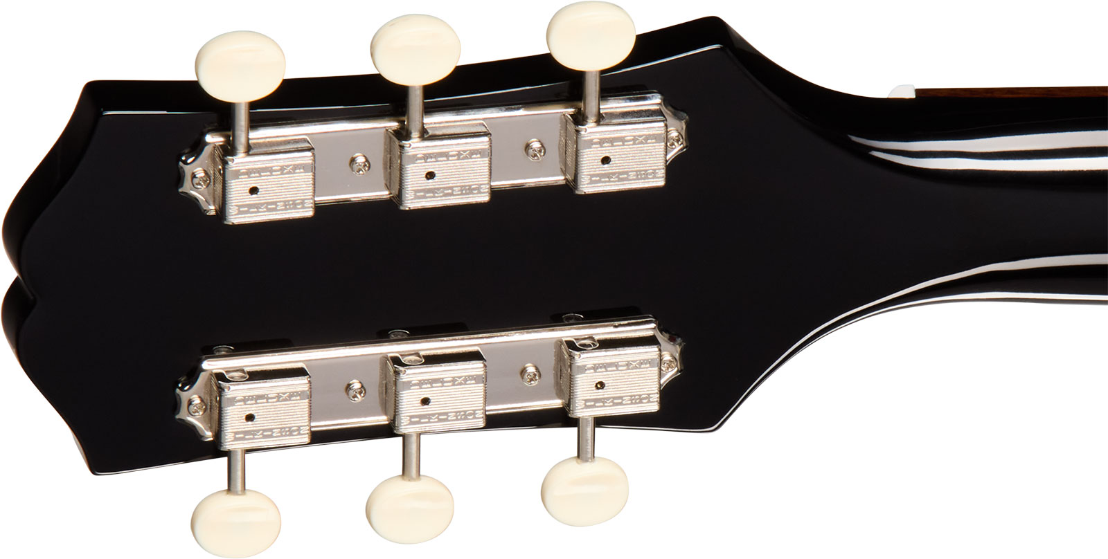 Epiphone Blues King Studio Lh Gaucher Ibg Parlor Epicea Acajou Rw - Ebony - Folk guitar - Variation 5