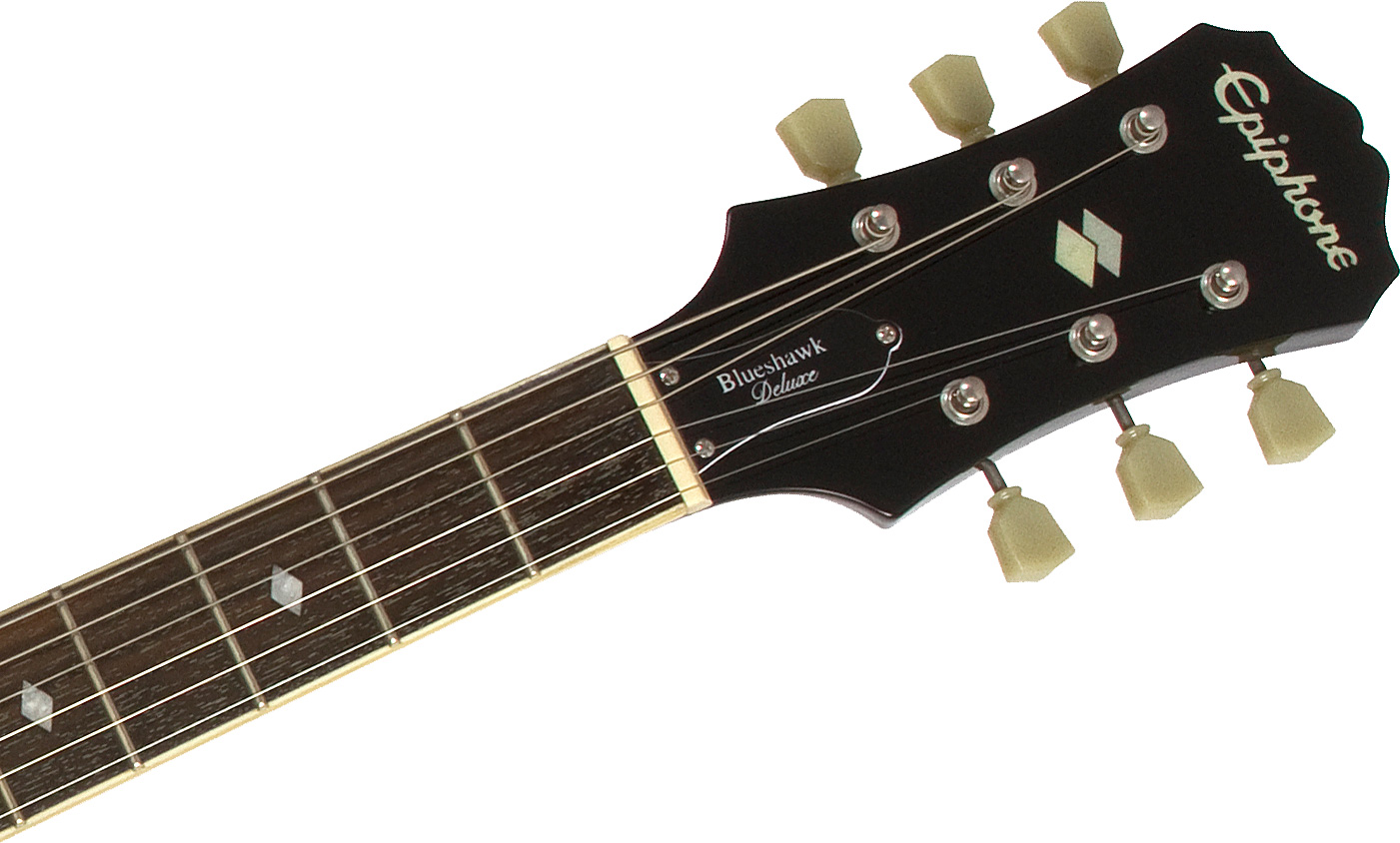 Epiphone Blueshawk Deluxe Ch - Translucent Black - Semi-hollow electric guitar - Variation 3