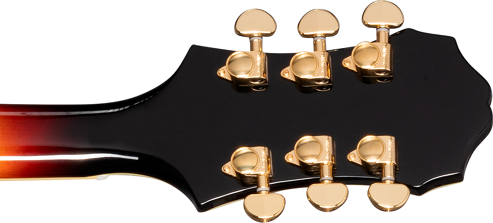 Epiphone Broadway Lh Original Archtops Gaucher 2h Ht Rw - Vintage Sunburst - Hollow-body electric guitar - Variation 5