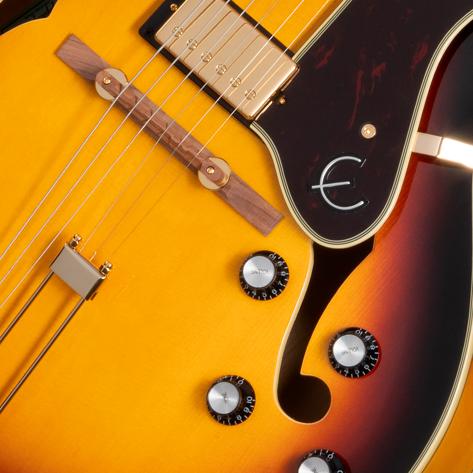 Epiphone Broadway Original Archtops 2h Ht Rw - Vintage Sunburst - Hollow-body electric guitar - Variation 3