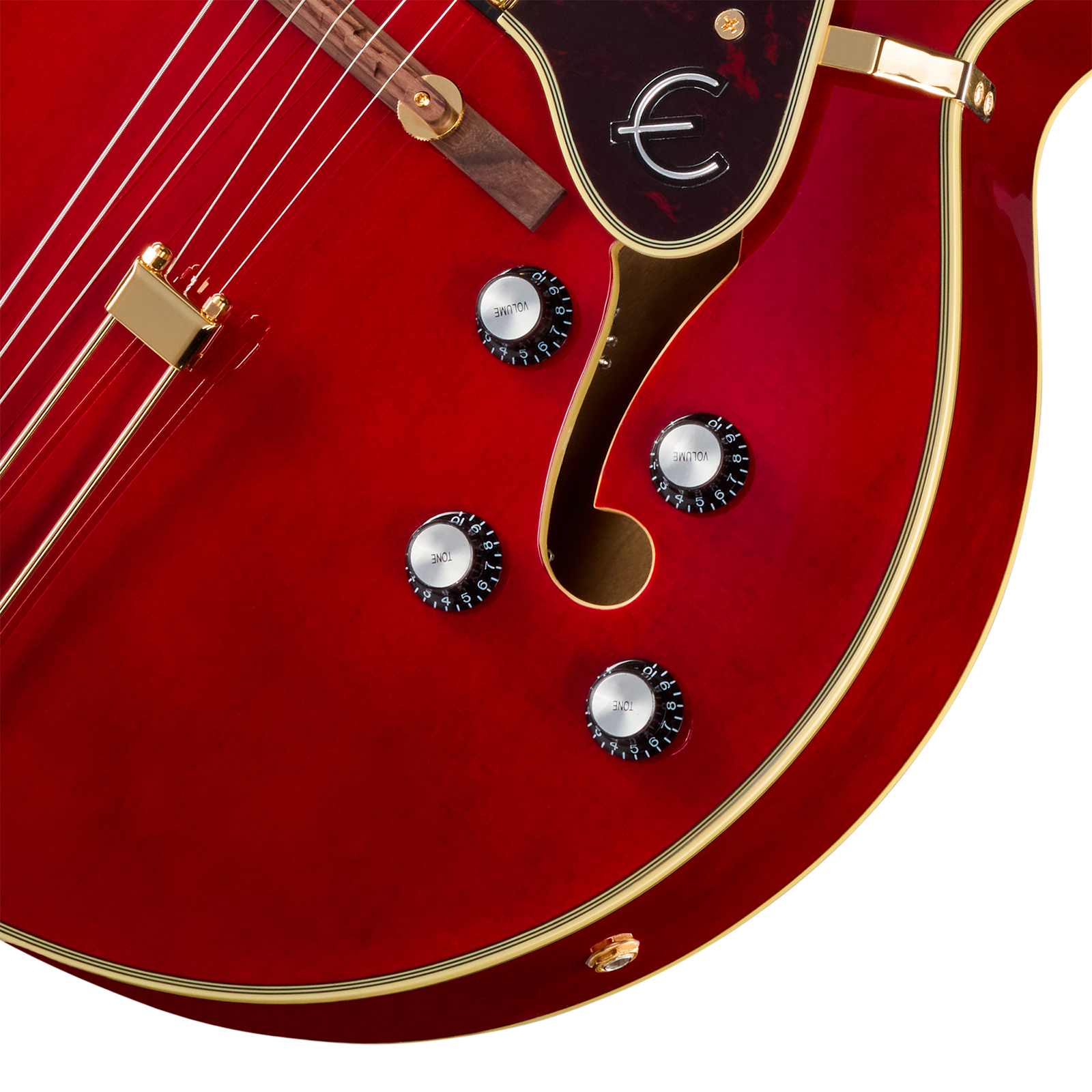 Epiphone Broadway Original Archtops 2h Ht Rw - Wine Red - Hollow-body electric guitar - Variation 3