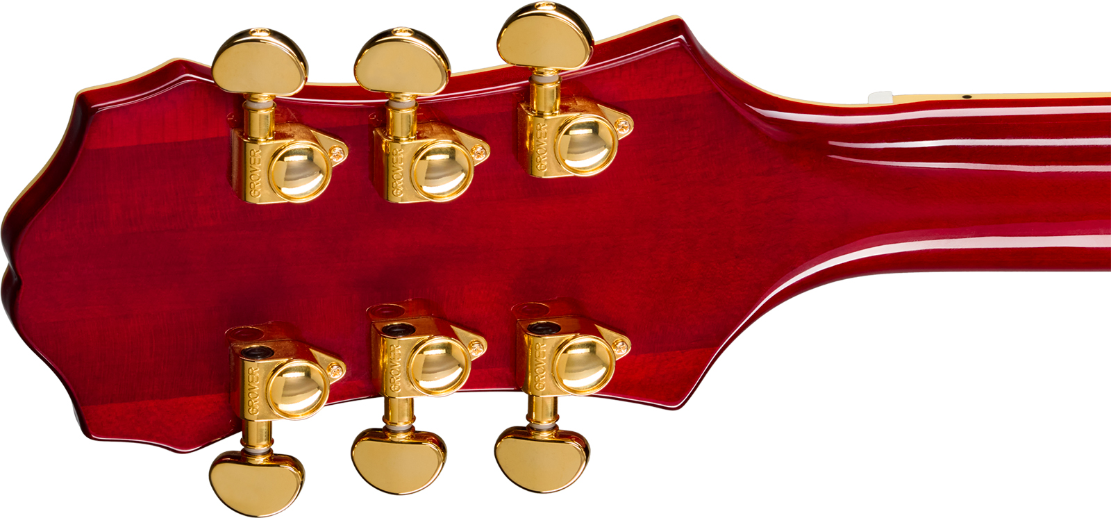 Epiphone Broadway Original Archtops 2h Ht Rw - Wine Red - Hollow-body electric guitar - Variation 5
