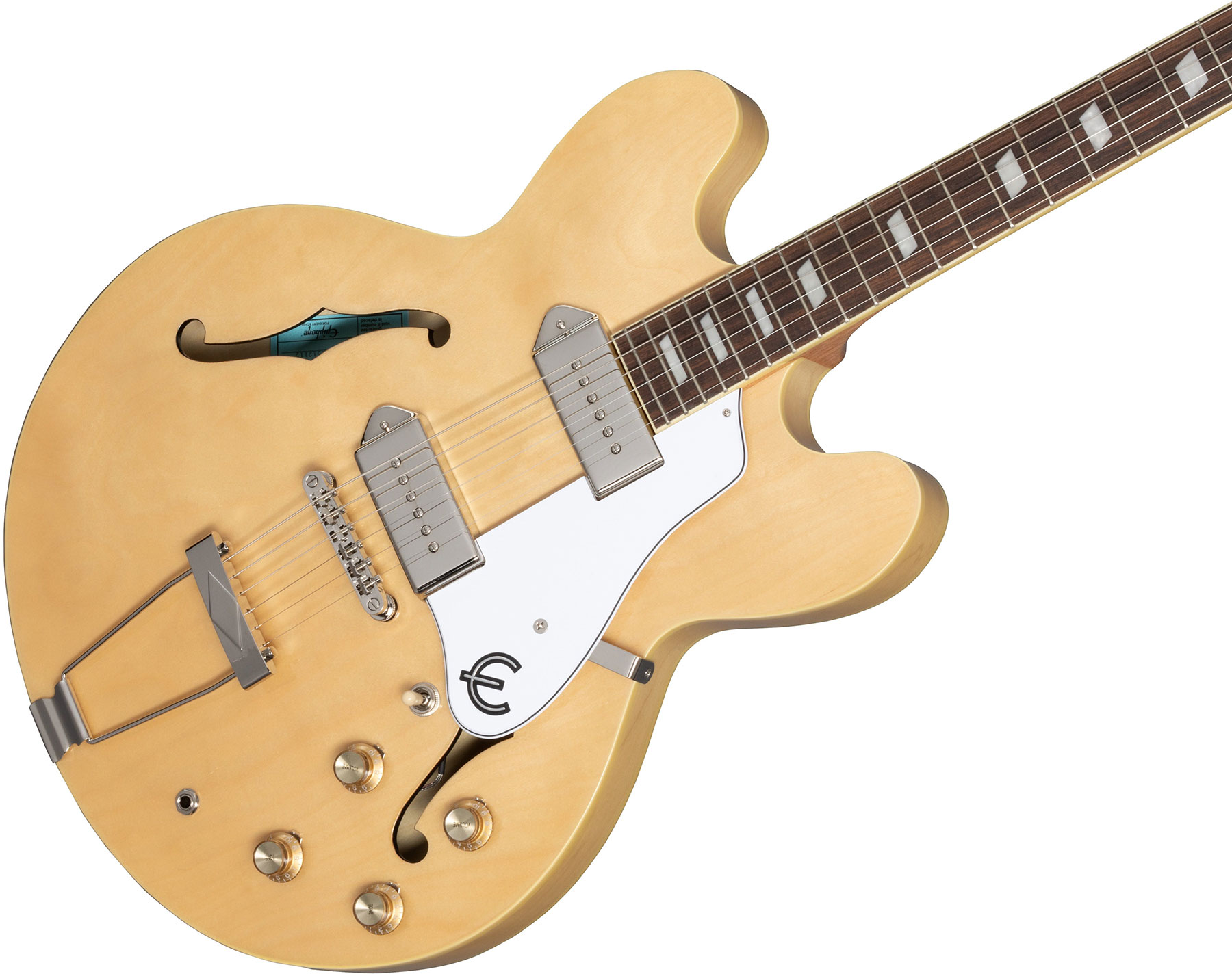 Epiphone Casino Archtop 2023 2s P90 Ht Lau - Natural - Semi-hollow electric guitar - Variation 3