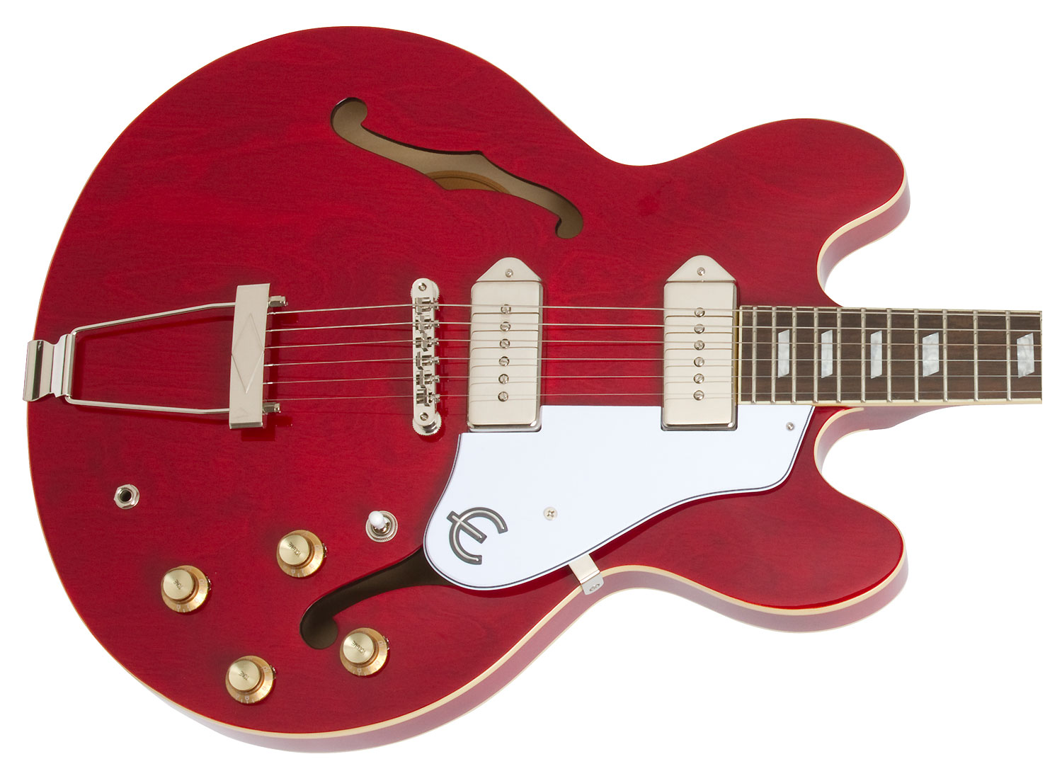 Epiphone Casino Ch - Cherry - Semi-hollow electric guitar - Variation 2