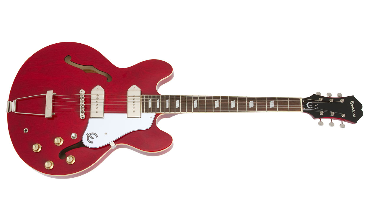 Epiphone Casino Ch - Cherry - Semi-hollow electric guitar - Variation 1