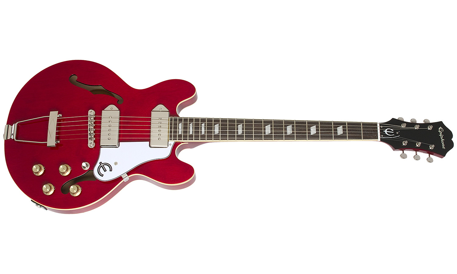 Epiphone Casino Coupe 2p90 Ht Pf - Cherry - Semi-hollow electric guitar - Variation 1