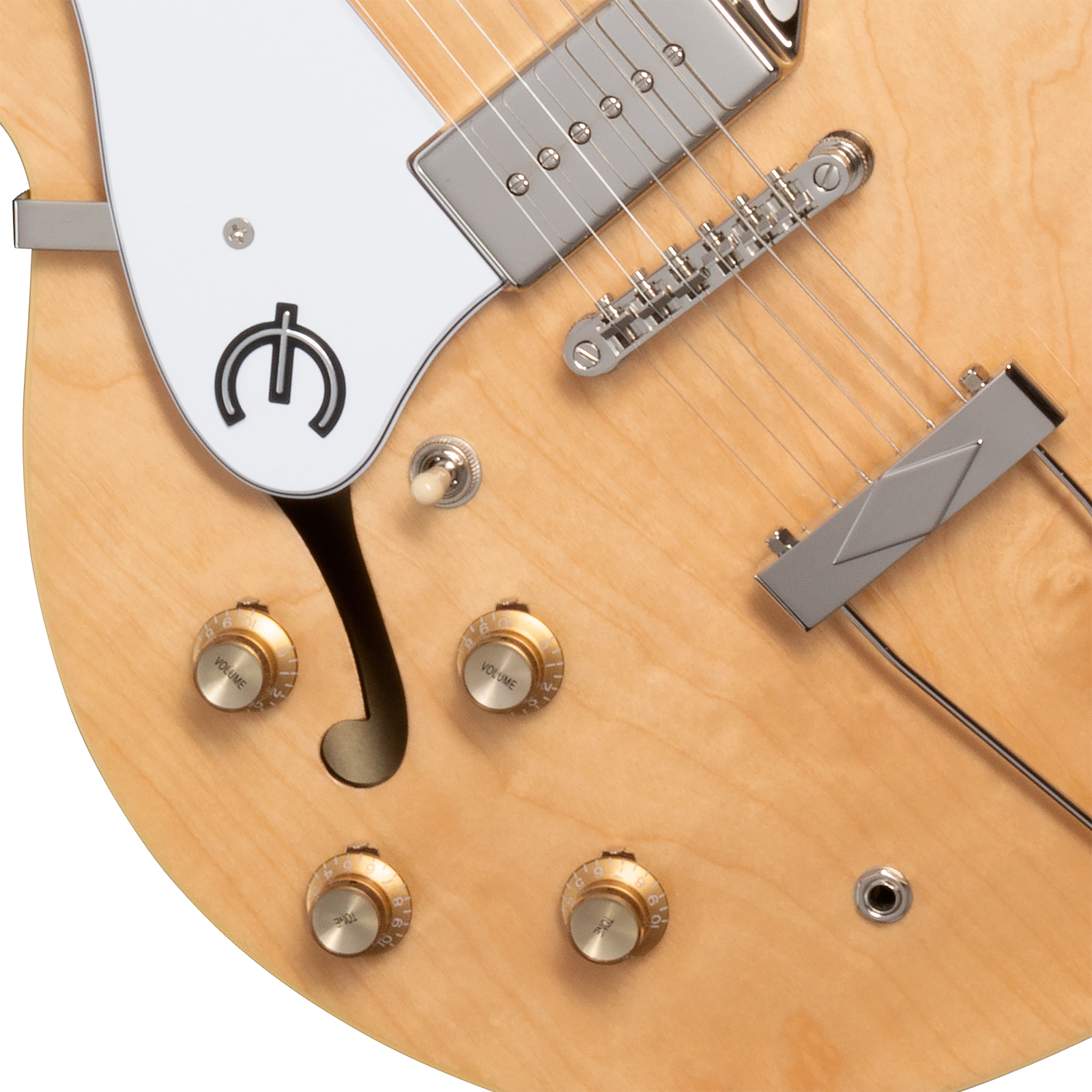 Epiphone Casino Lh Original Archtops Gaucher 2s P90 Ht Rw - Natural - Semi-hollow electric guitar - Variation 3