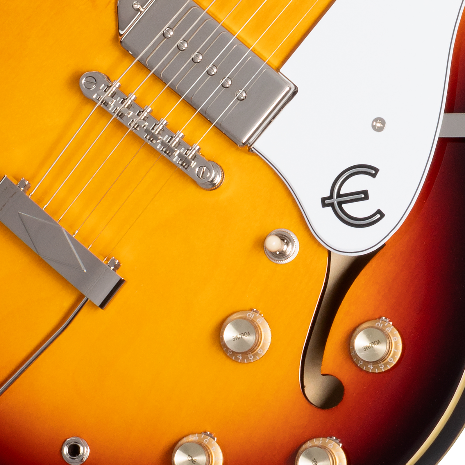 Epiphone Casino Original Archtops 2s P90 Ht Rw - Vintage Sunburst - Semi-hollow electric guitar - Variation 3