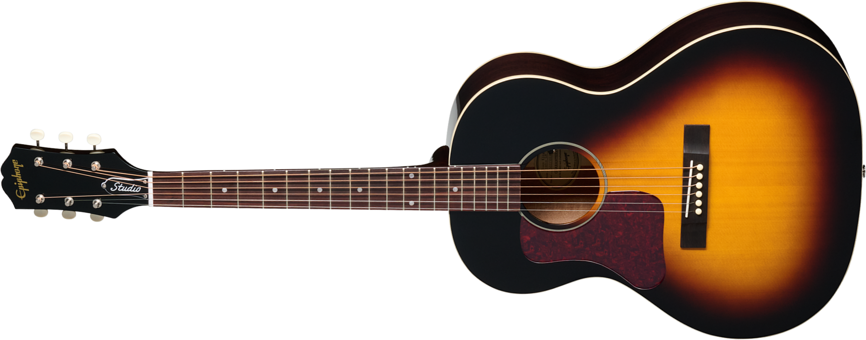 Epiphone Blues King Studio Lh Gaucher Ibg Parlor Epicea Acajou Rw - Dark Burst - Folk guitar - Main picture