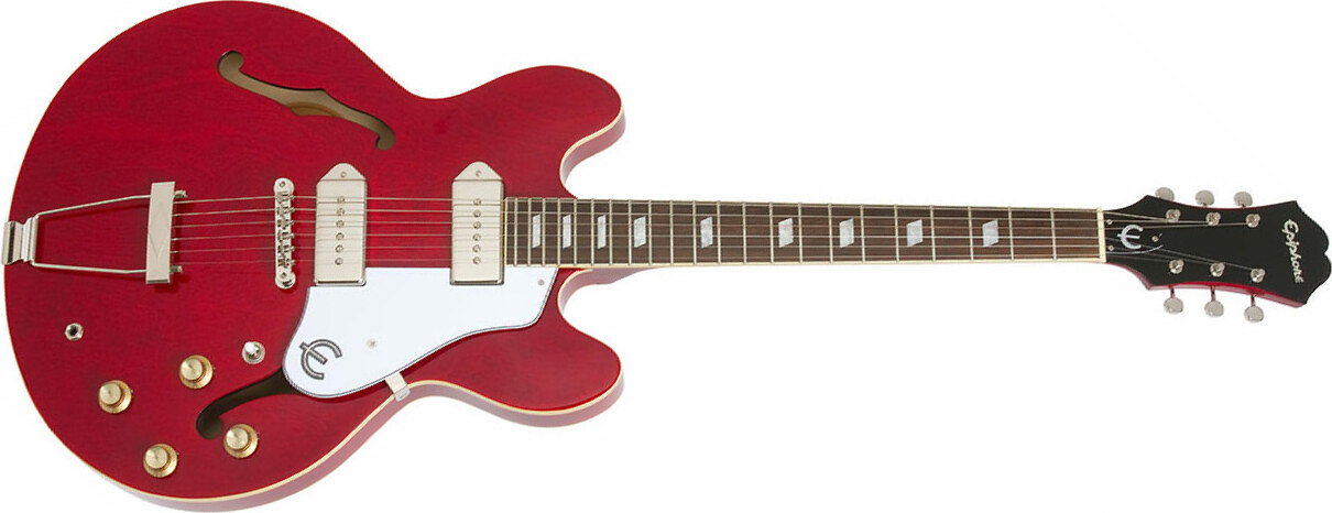 Epiphone Casino Ch - Cherry - Semi-hollow electric guitar - Main picture