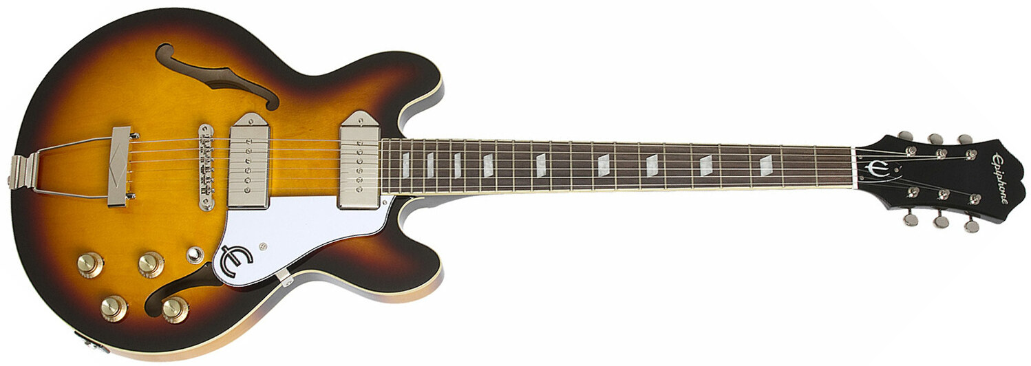 Epiphone Casino Coupe Ch - Vintage Sunburst - Semi-hollow electric guitar - Main picture